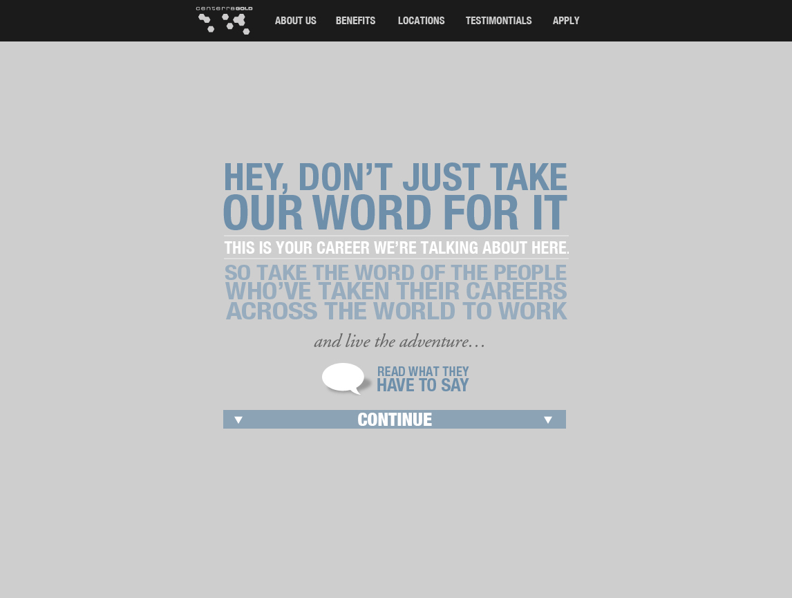 Website Screen